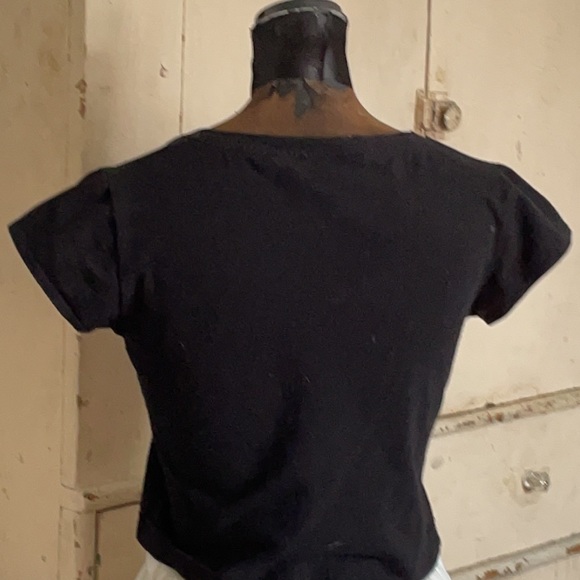 1980s Victoria’s Secret Moda Int’l Fitted Cropped Tee - FINAL SALE - Picture 3 of 3